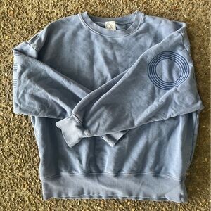 offline by aerie dusty blue sweatshirt size L